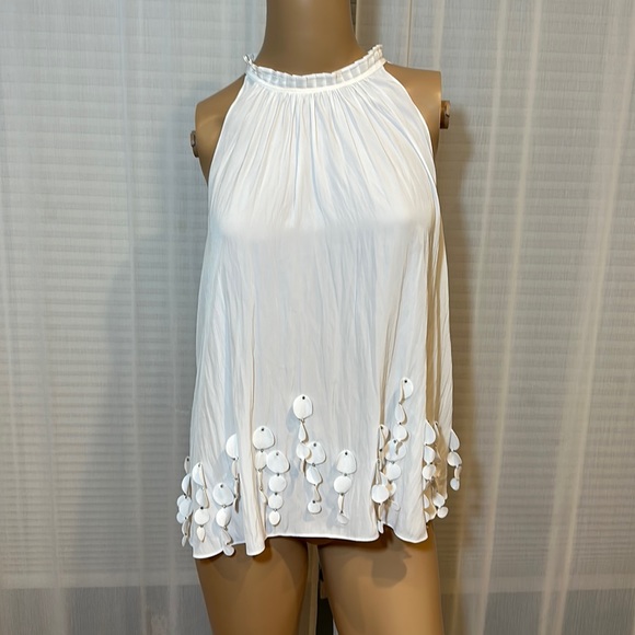 Ramy Brook Tai Appliqué Halter Top - Picture 4 of 11